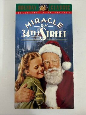 Miracle on 34th Street VHS Holiday Classic Color Version